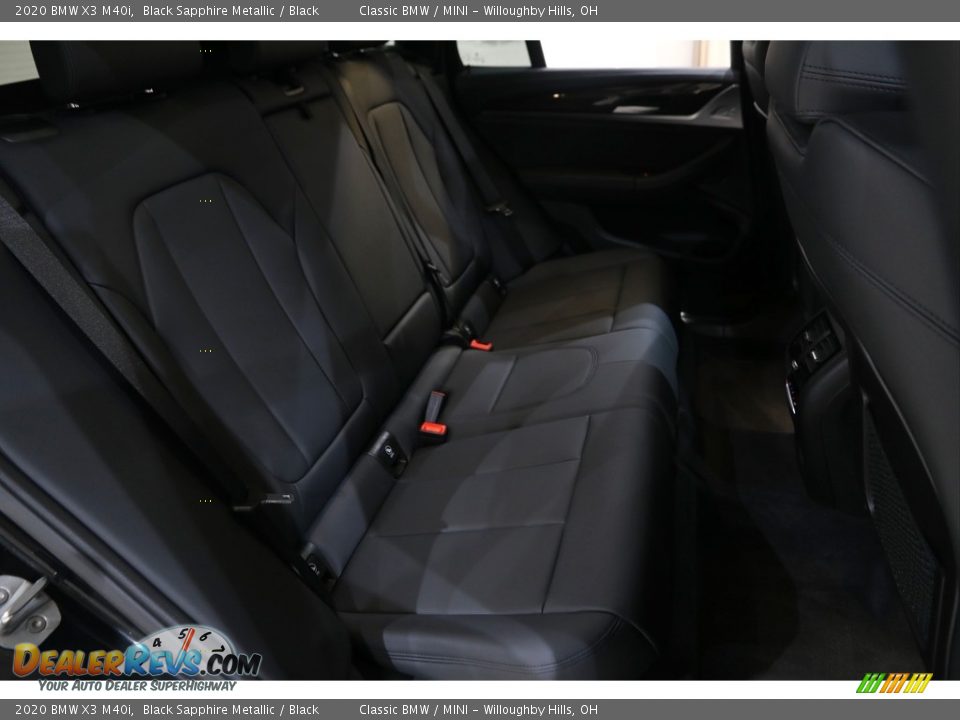 2020 BMW X3 M40i Black Sapphire Metallic / Black Photo #19