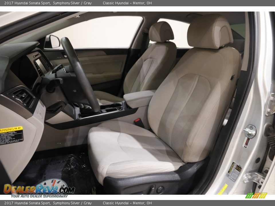2017 Hyundai Sonata Sport Symphony Silver / Gray Photo #5