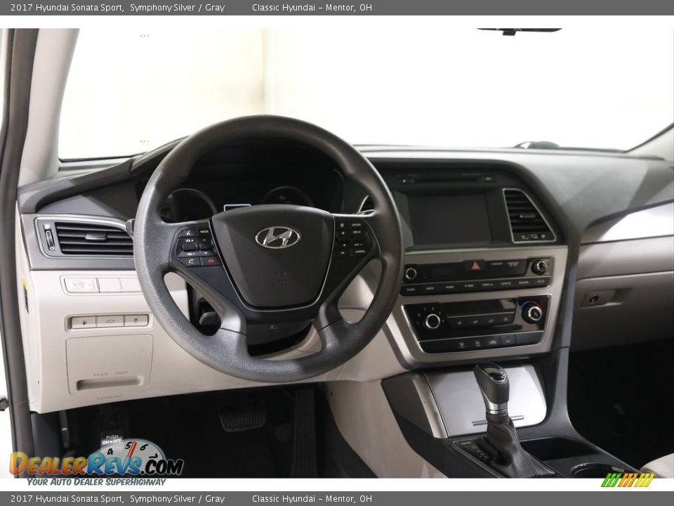 2017 Hyundai Sonata Sport Symphony Silver / Gray Photo #6