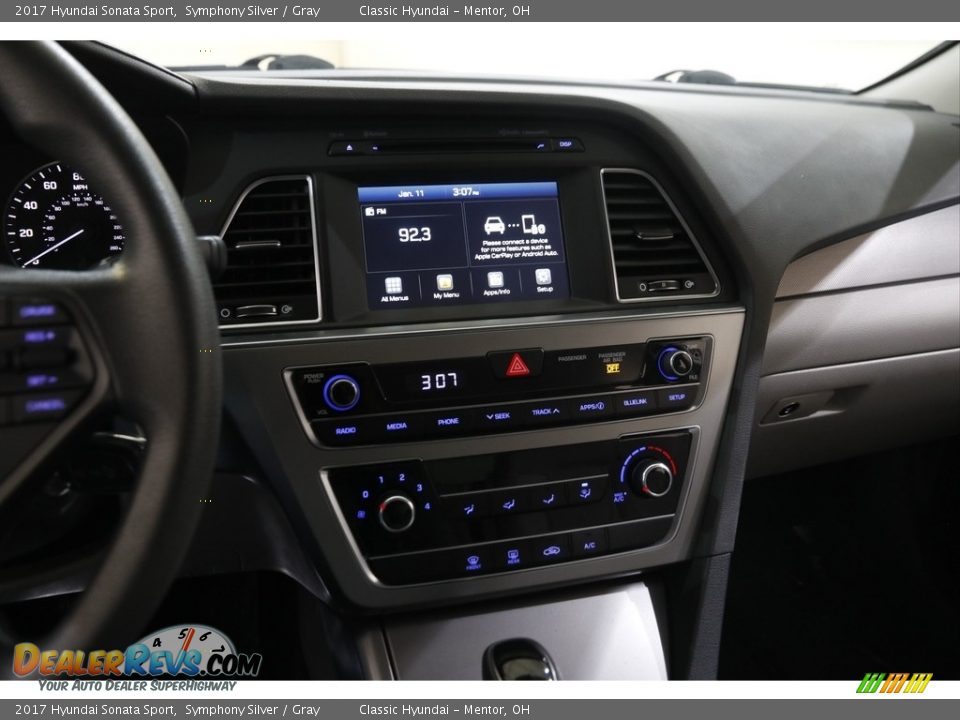 2017 Hyundai Sonata Sport Symphony Silver / Gray Photo #9