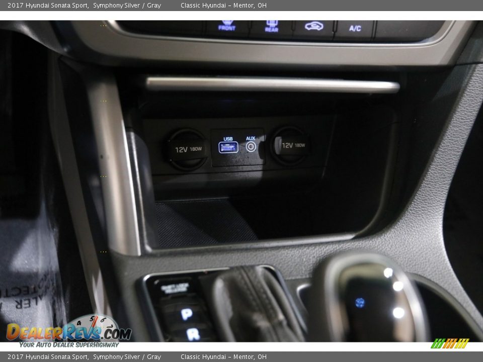 2017 Hyundai Sonata Sport Symphony Silver / Gray Photo #13
