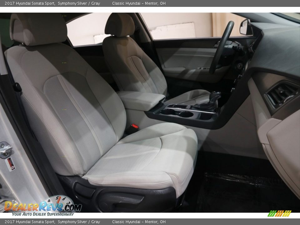 2017 Hyundai Sonata Sport Symphony Silver / Gray Photo #14