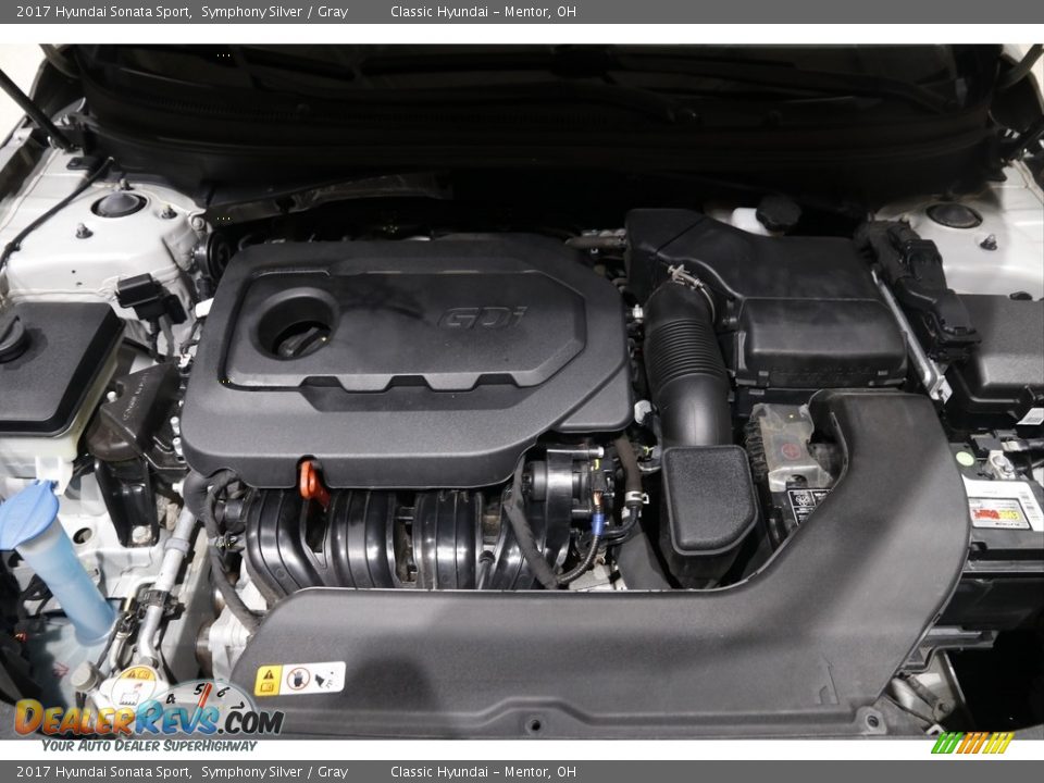 2017 Hyundai Sonata Sport Symphony Silver / Gray Photo #18