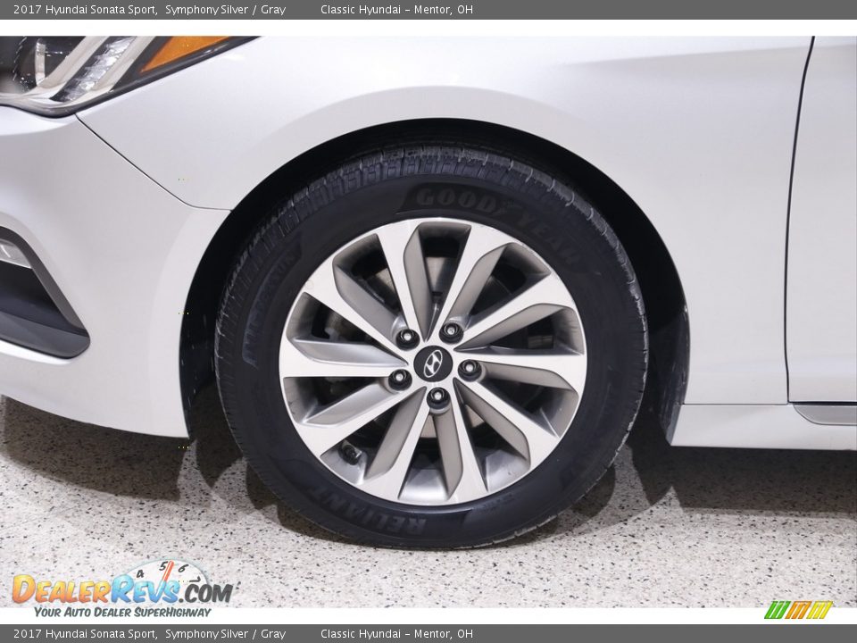 2017 Hyundai Sonata Sport Symphony Silver / Gray Photo #19