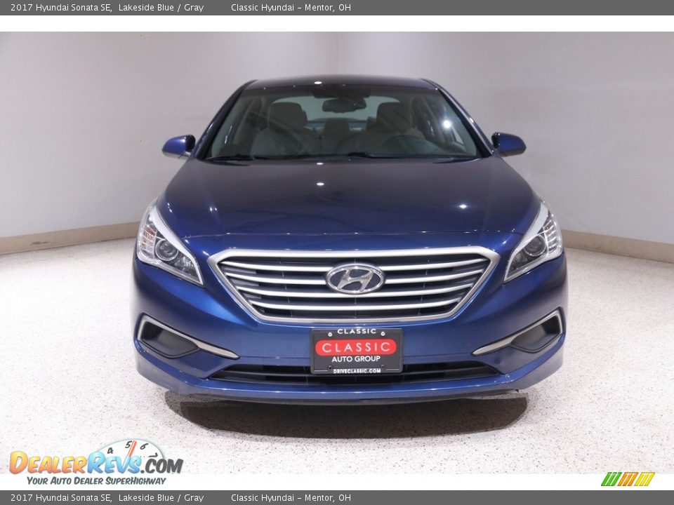 2017 Hyundai Sonata SE Lakeside Blue / Gray Photo #2