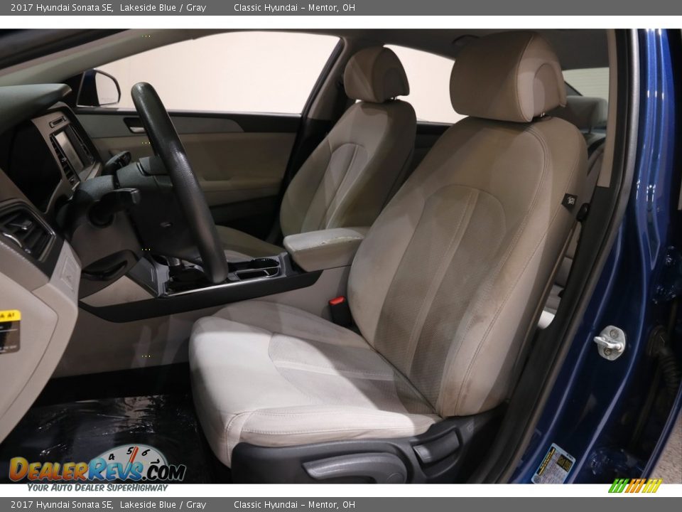 2017 Hyundai Sonata SE Lakeside Blue / Gray Photo #5