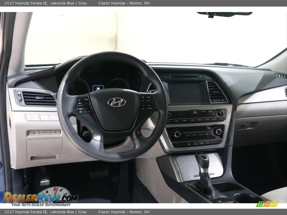 2017 Hyundai Sonata SE Lakeside Blue / Gray Photo #6