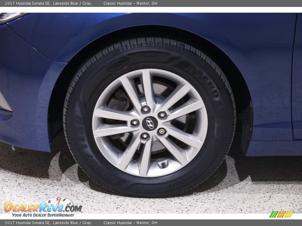 2017 Hyundai Sonata SE Lakeside Blue / Gray Photo #19