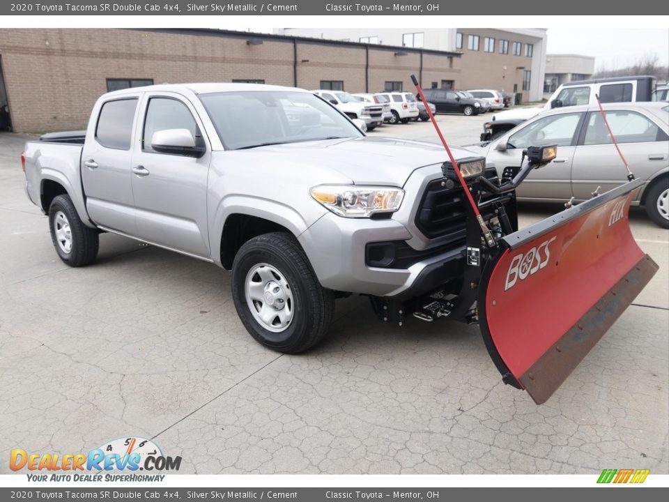 Silver Sky Metallic 2020 Toyota Tacoma SR Double Cab 4x4 Photo #1
