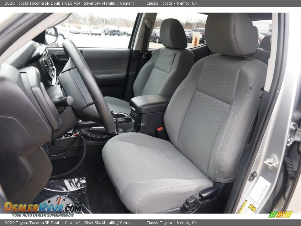 Front Seat of 2020 Toyota Tacoma SR Double Cab 4x4 Photo #5