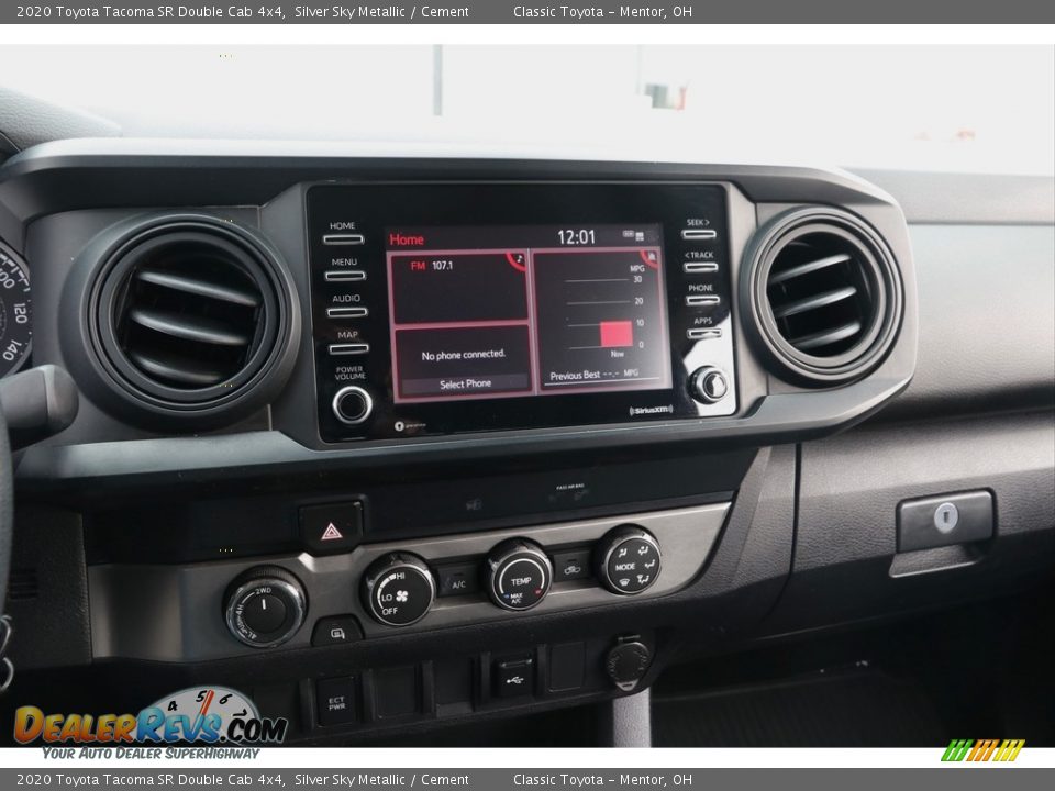 Controls of 2020 Toyota Tacoma SR Double Cab 4x4 Photo #9
