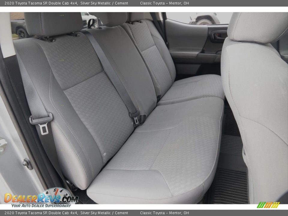 2020 Toyota Tacoma SR Double Cab 4x4 Silver Sky Metallic / Cement Photo #13