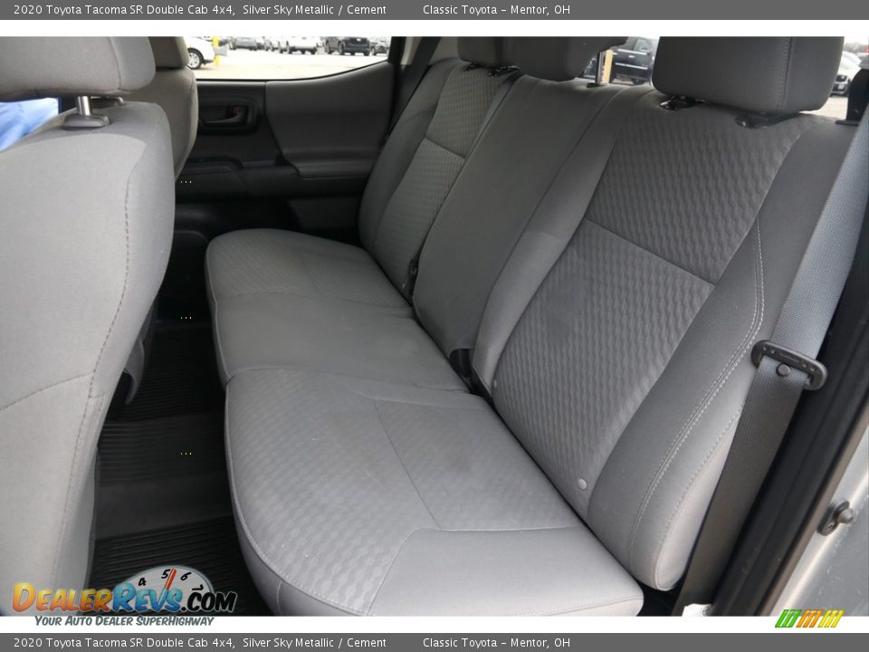 2020 Toyota Tacoma SR Double Cab 4x4 Silver Sky Metallic / Cement Photo #14