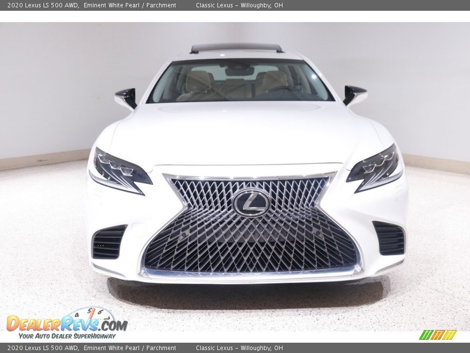 2020 Lexus LS 500 AWD Eminent White Pearl / Parchment Photo #2