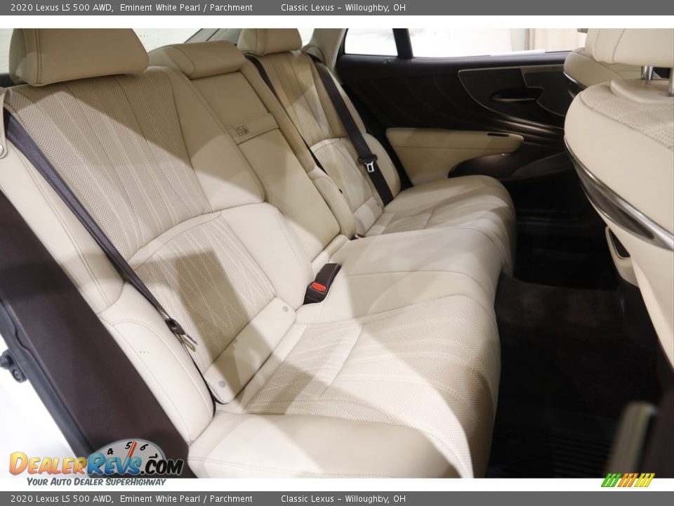 2020 Lexus LS 500 AWD Eminent White Pearl / Parchment Photo #20