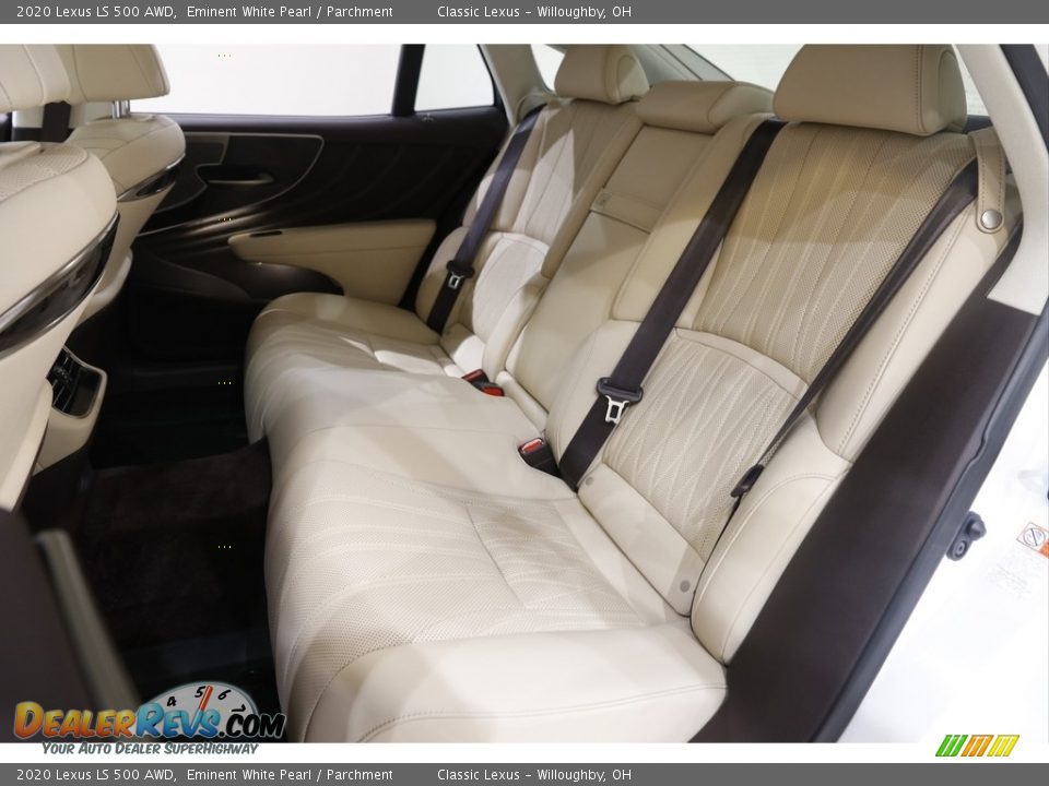 2020 Lexus LS 500 AWD Eminent White Pearl / Parchment Photo #21