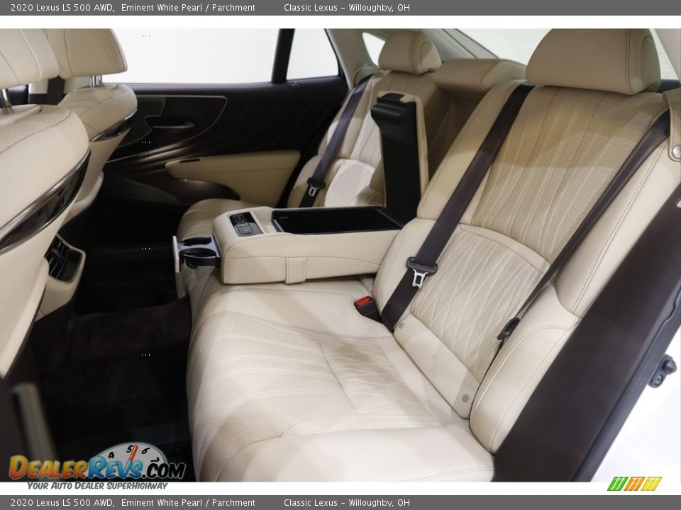 2020 Lexus LS 500 AWD Eminent White Pearl / Parchment Photo #22