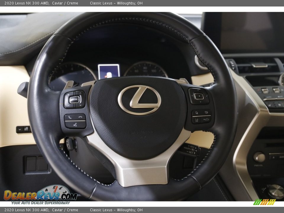 2020 Lexus NX 300 AWD Caviar / Creme Photo #7