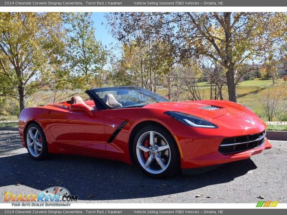 2014 Chevrolet Corvette Stingray Convertible Torch Red / Kalahari Photo #16