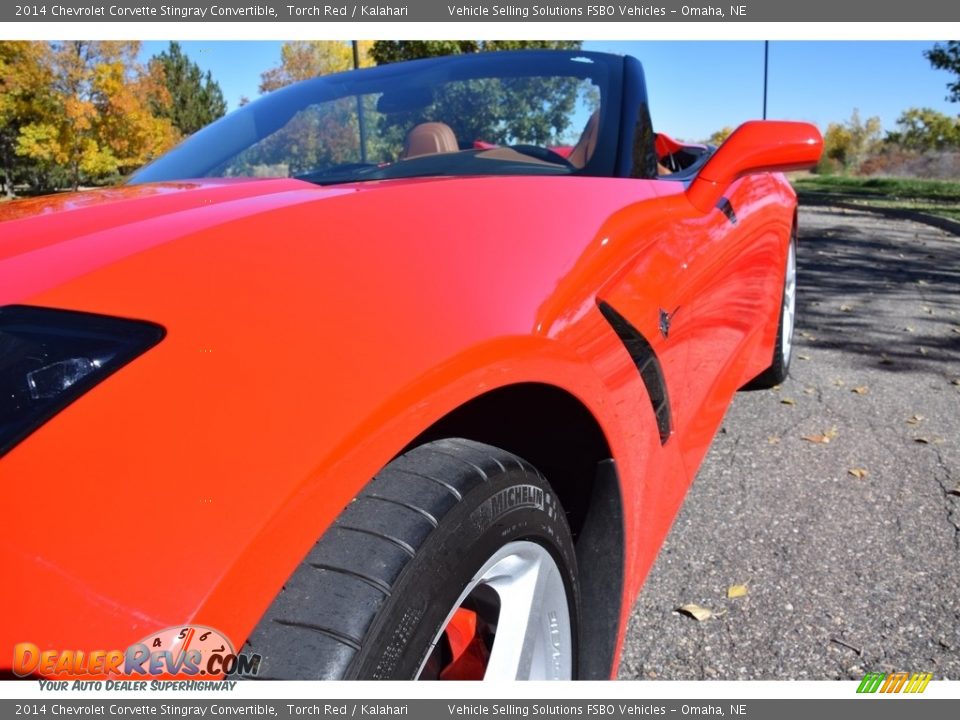 2014 Chevrolet Corvette Stingray Convertible Torch Red / Kalahari Photo #18