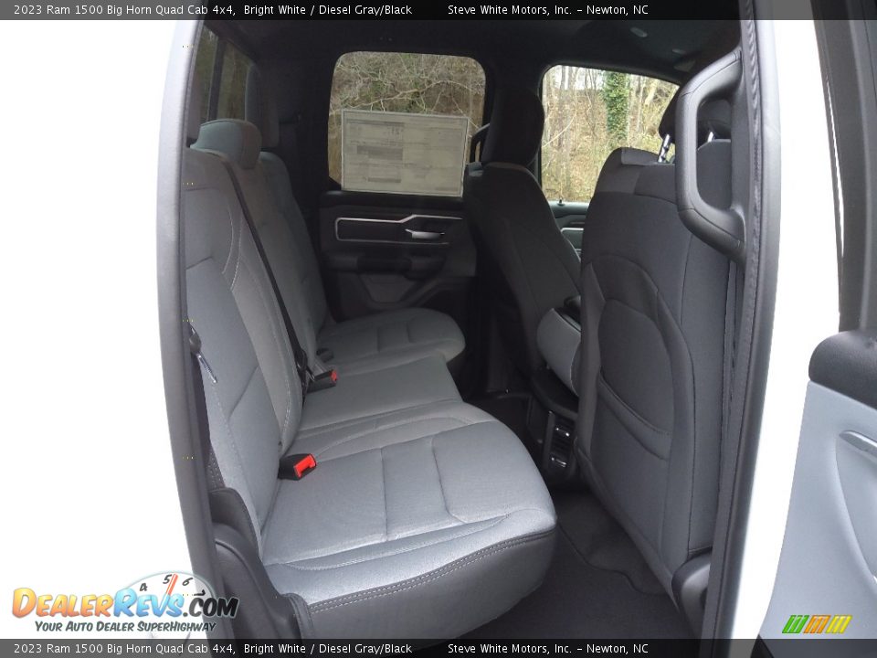 2023 Ram 1500 Big Horn Quad Cab 4x4 Bright White / Diesel Gray/Black Photo #16