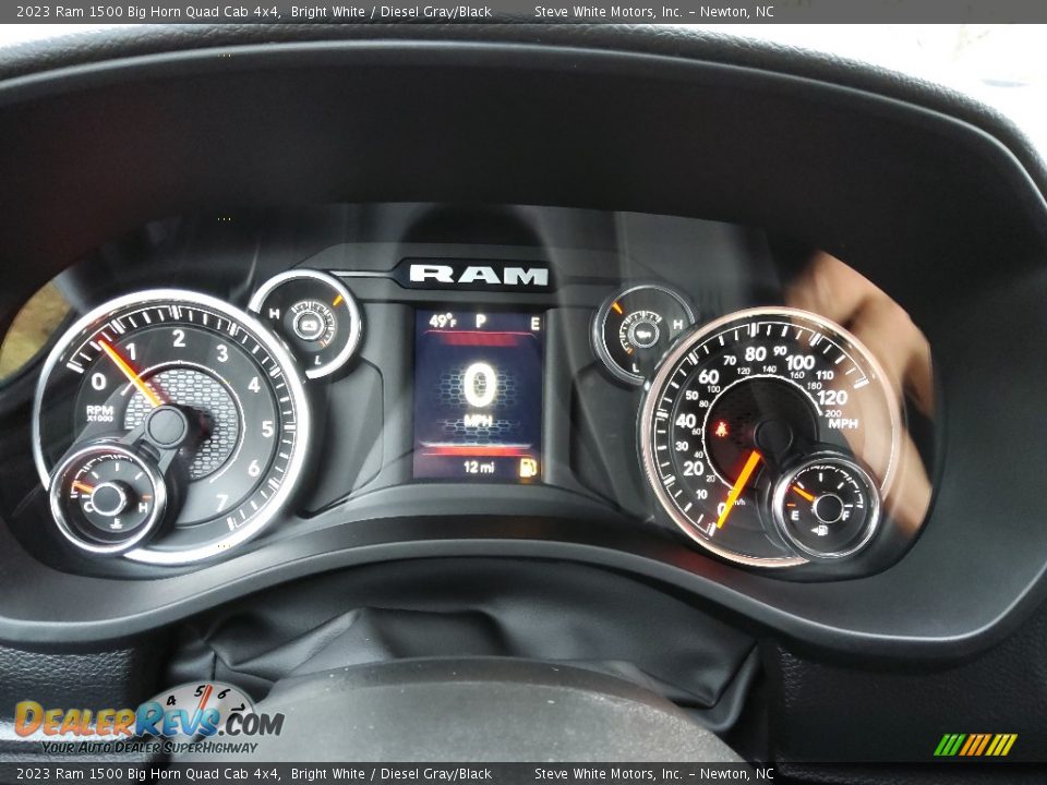 2023 Ram 1500 Big Horn Quad Cab 4x4 Gauges Photo #21