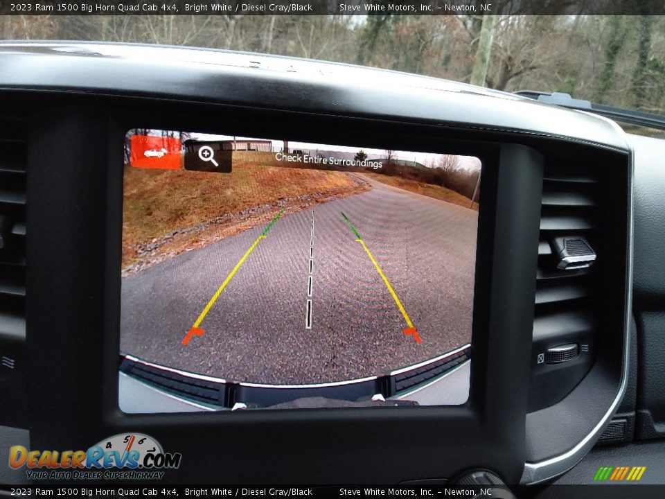 2023 Ram 1500 Big Horn Quad Cab 4x4 Bright White / Diesel Gray/Black Photo #24