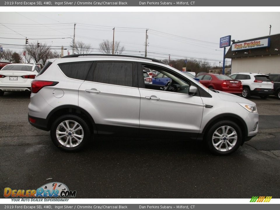 2019 Ford Escape SEL 4WD Ingot Silver / Chromite Gray/Charcoal Black Photo #4