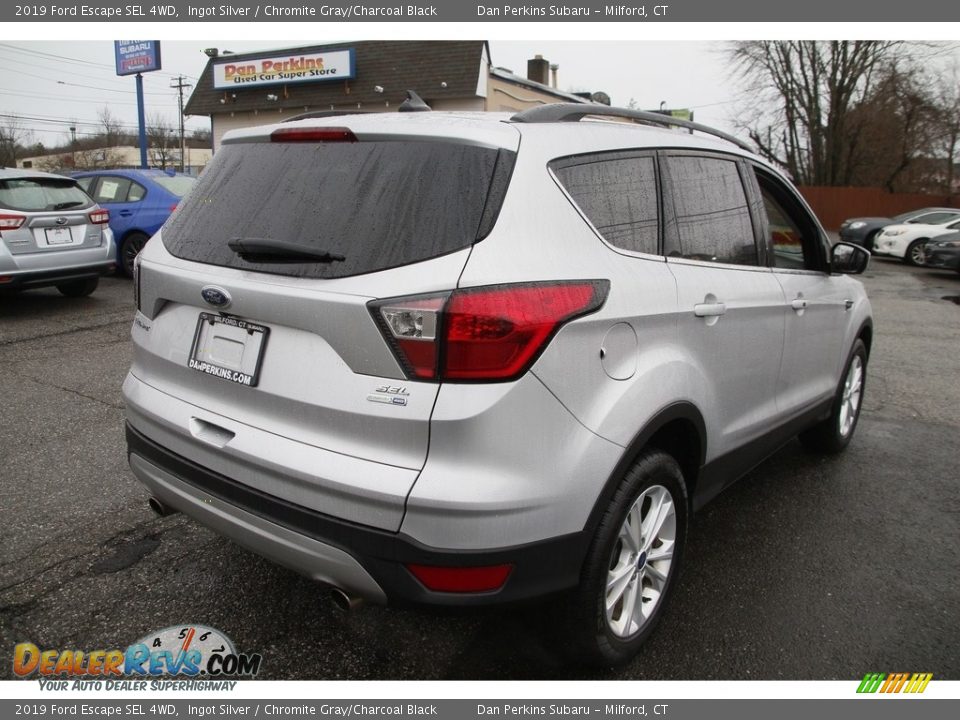2019 Ford Escape SEL 4WD Ingot Silver / Chromite Gray/Charcoal Black Photo #5