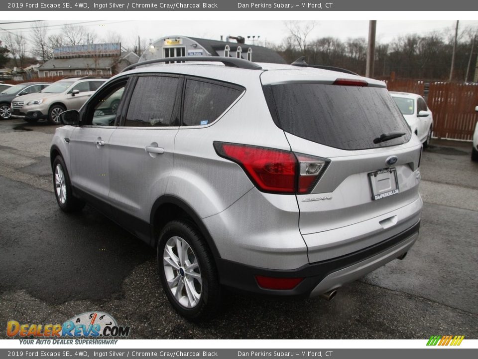 2019 Ford Escape SEL 4WD Ingot Silver / Chromite Gray/Charcoal Black Photo #7