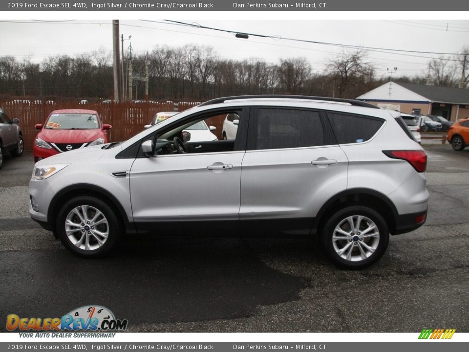 2019 Ford Escape SEL 4WD Ingot Silver / Chromite Gray/Charcoal Black Photo #8