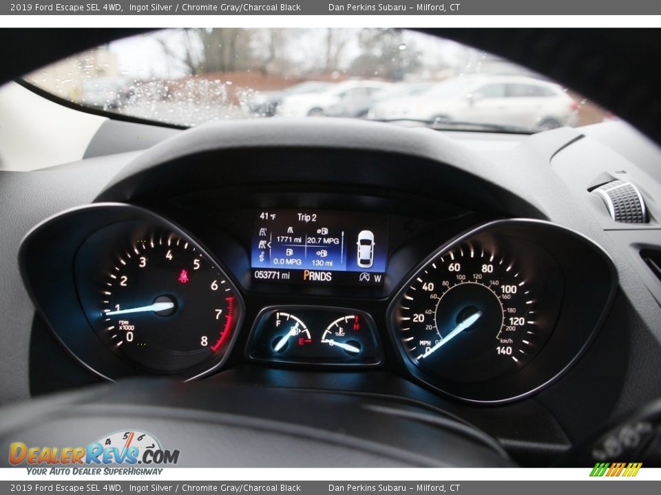 2019 Ford Escape SEL 4WD Ingot Silver / Chromite Gray/Charcoal Black Photo #18