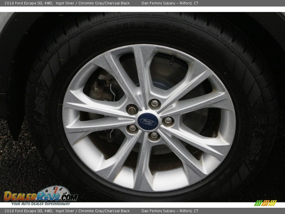 2019 Ford Escape SEL 4WD Ingot Silver / Chromite Gray/Charcoal Black Photo #22