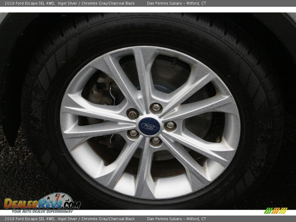 2019 Ford Escape SEL 4WD Ingot Silver / Chromite Gray/Charcoal Black Photo #23