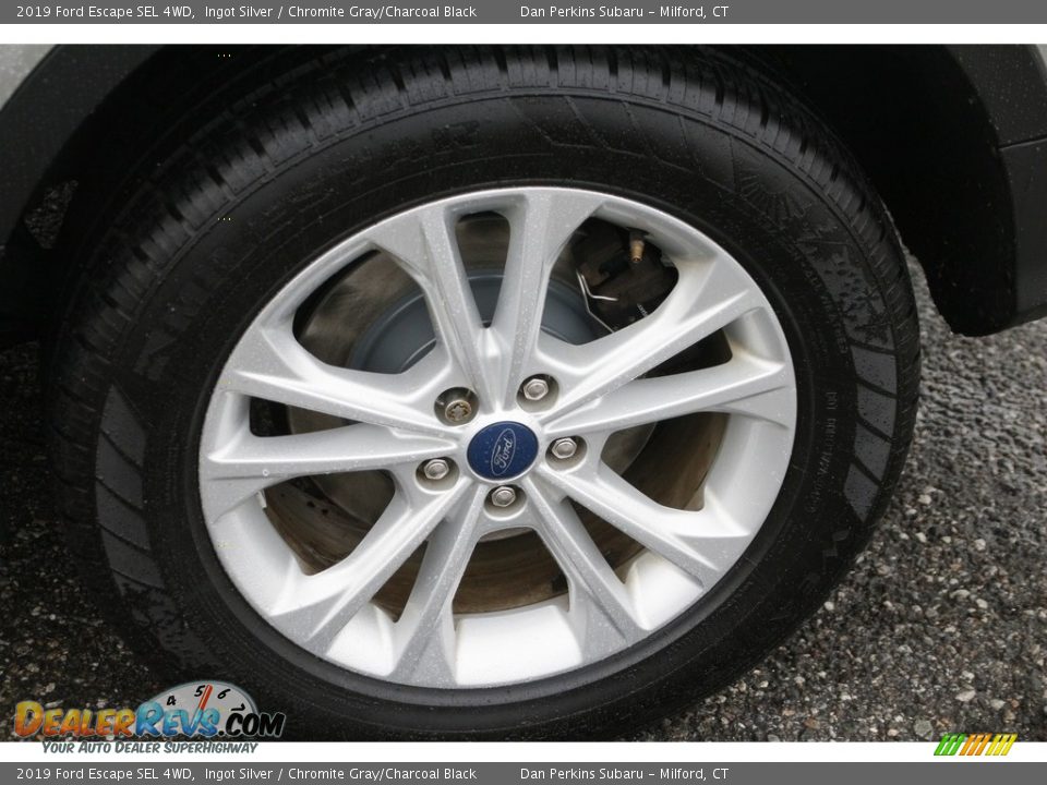 2019 Ford Escape SEL 4WD Ingot Silver / Chromite Gray/Charcoal Black Photo #24