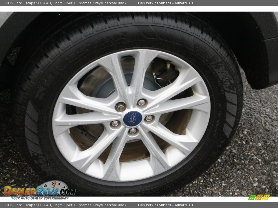 2019 Ford Escape SEL 4WD Ingot Silver / Chromite Gray/Charcoal Black Photo #25