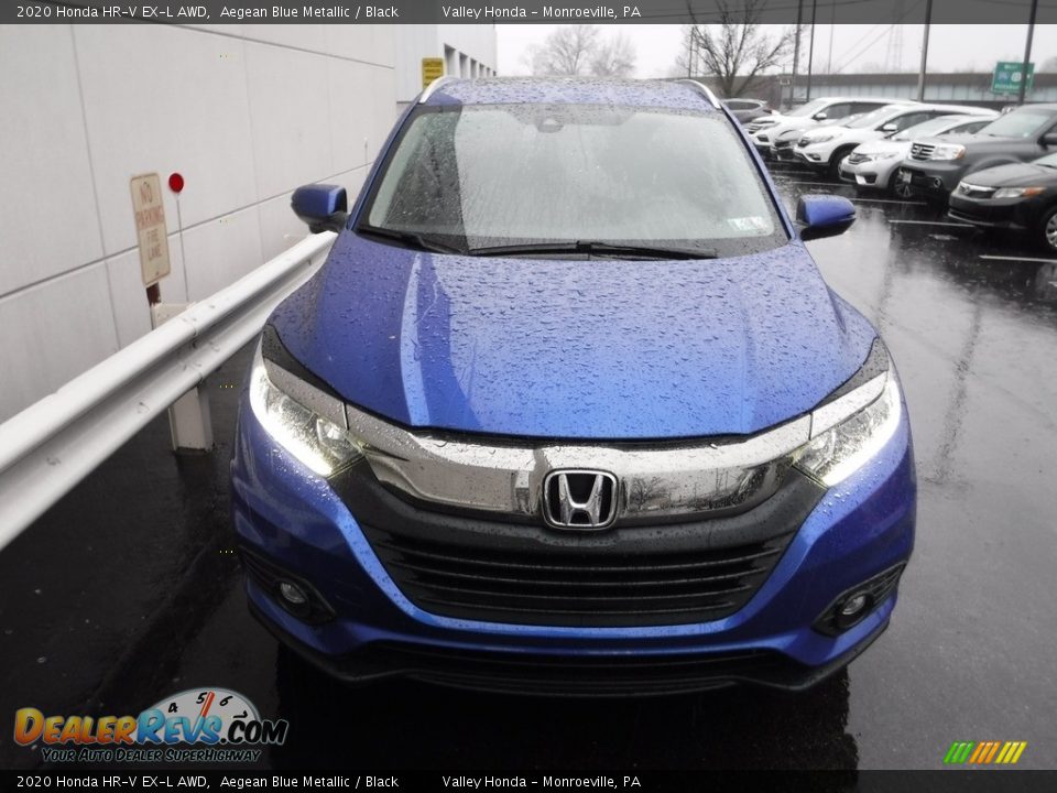 2020 Honda HR-V EX-L AWD Aegean Blue Metallic / Black Photo #5