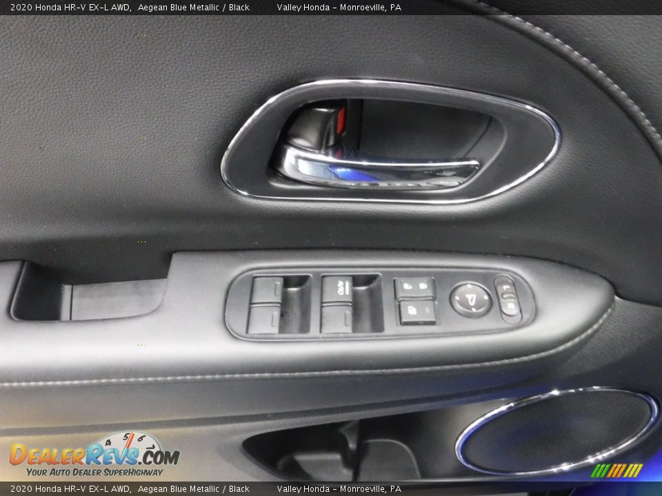 2020 Honda HR-V EX-L AWD Aegean Blue Metallic / Black Photo #12