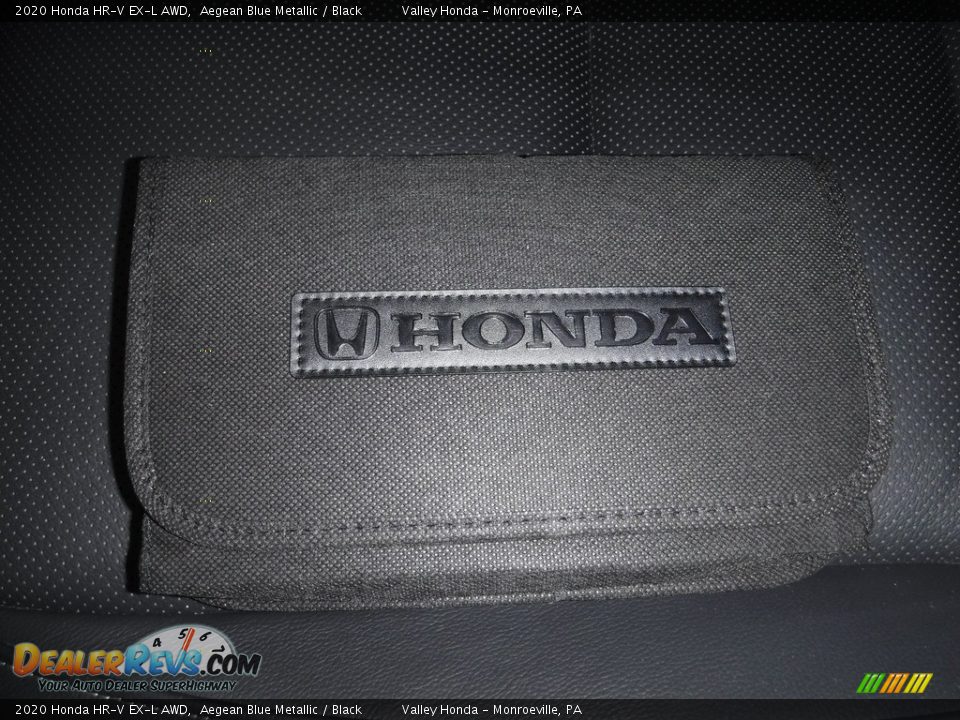 2020 Honda HR-V EX-L AWD Aegean Blue Metallic / Black Photo #23
