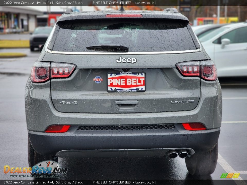 2022 Jeep Compass Limited 4x4 Sting Gray / Black Photo #6