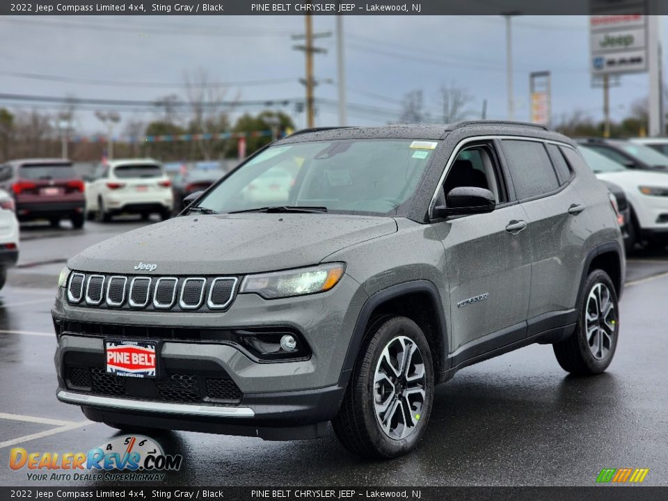 2022 Jeep Compass Limited 4x4 Sting Gray / Black Photo #1