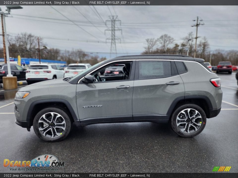 2022 Jeep Compass Limited 4x4 Sting Gray / Black Photo #2