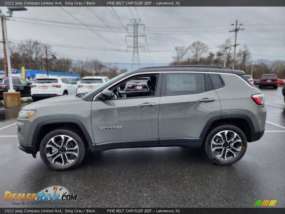 2022 Jeep Compass Limited 4x4 Sting Gray / Black Photo #3