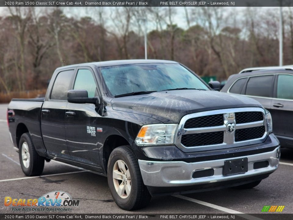 2020 Ram 1500 Classic SLT Crew Cab 4x4 Diamond Black Crystal Pearl / Black Photo #3