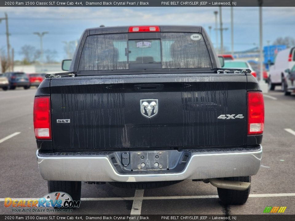 2020 Ram 1500 Classic SLT Crew Cab 4x4 Diamond Black Crystal Pearl / Black Photo #7