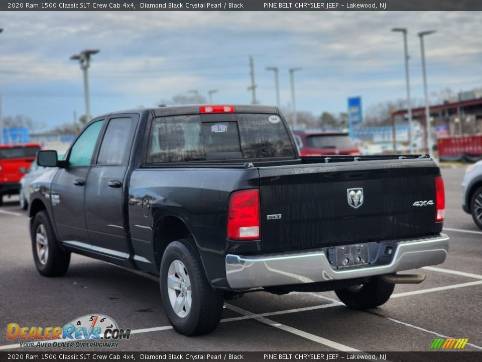 2020 Ram 1500 Classic SLT Crew Cab 4x4 Diamond Black Crystal Pearl / Black Photo #8