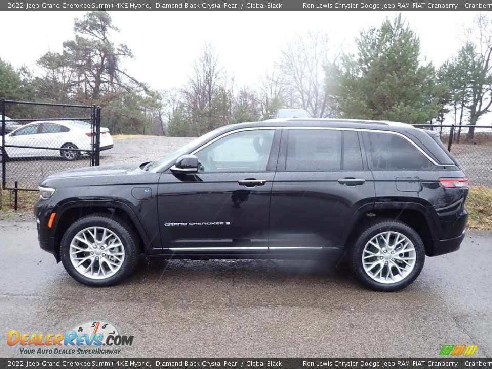 2022 Jeep Grand Cherokee Summit 4XE Hybrid Diamond Black Crystal Pearl / Global Black Photo #2