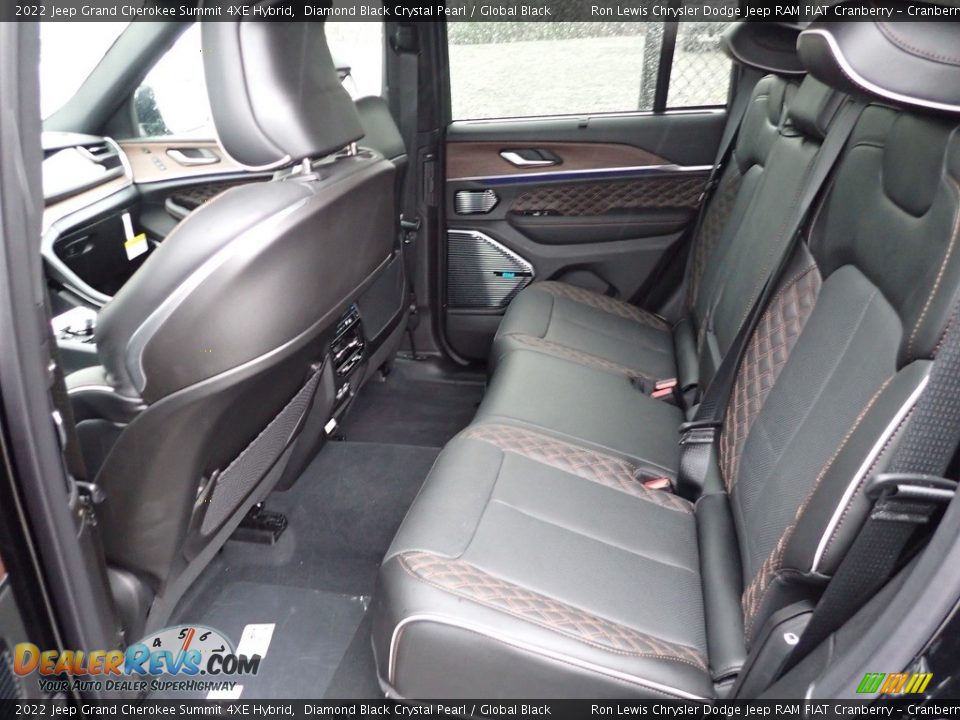 Rear Seat of 2022 Jeep Grand Cherokee Summit 4XE Hybrid Photo #12