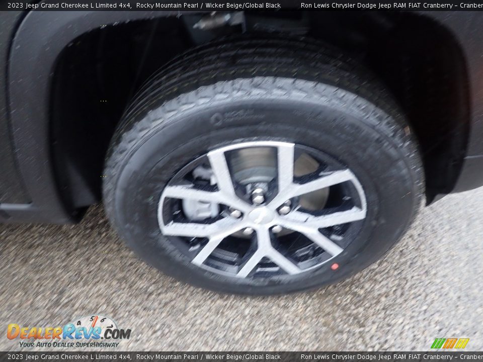 2023 Jeep Grand Cherokee L Limited 4x4 Rocky Mountain Pearl / Wicker Beige/Global Black Photo #9
