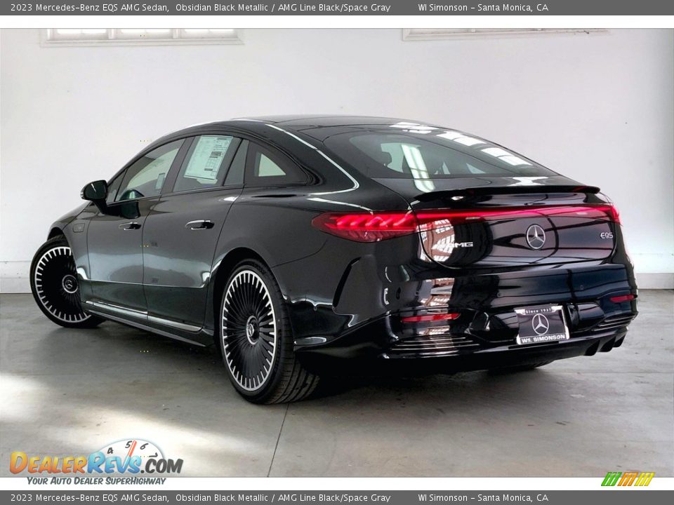 2023 Mercedes-Benz EQS AMG Sedan Obsidian Black Metallic / AMG Line Black/Space Gray Photo #2